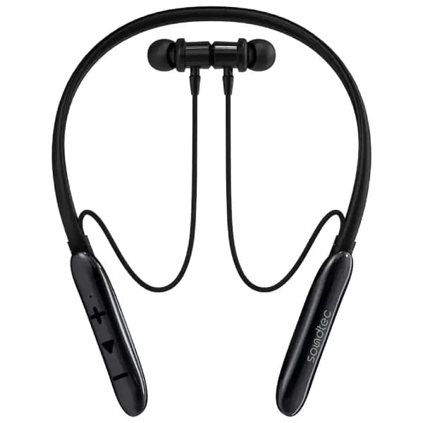 هندزفری بلوتوث گردنی مجهز به فناوری ENC پرودو مدل Porodo Soundtec Auraband Neckband ENC Earphones