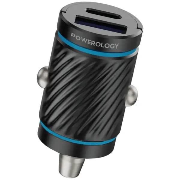 شارژر فندکی دو پورت 36 پورت پاورولوژی مدل Powerology Pico Dual-Port Car Charger