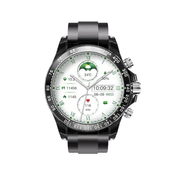 ساعت هوشمند با بند فلزی و سیلیکونی پرودو مدل Porodo RAYTONA Smart Watch With Silicone And Metal Strap — تصویر ۶