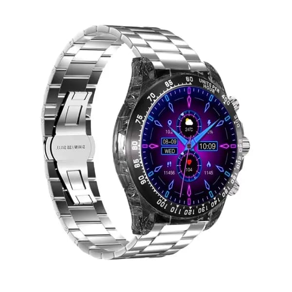 ساعت هوشمند با بند فلزی و سیلیکونی پرودو مدل Porodo RAYTONA Smart Watch With Silicone And Metal Strap — تصویر ۵
