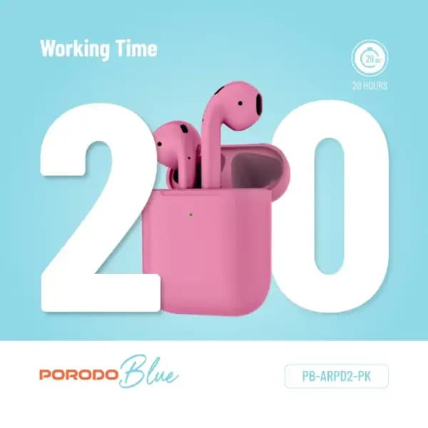 ایرپاد پرودو مدل Porodo Blue Deep Bass Wireless Earbuds 2 PB-ARPD2 — تصویر ۵