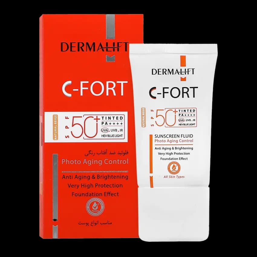 فلوئید ضد آفتاب سی فورت درمالیفت +SPF50 — تصویر ۷