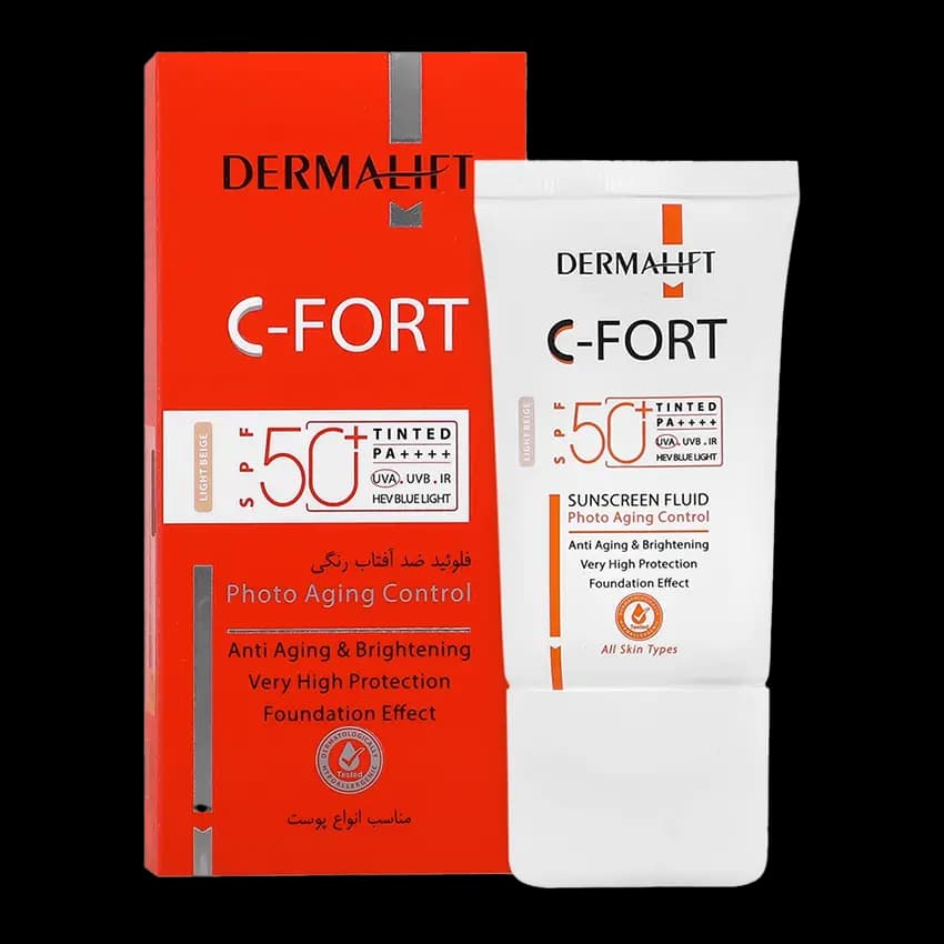 فلوئید ضد آفتاب سی فورت درمالیفت +SPF50 — تصویر ۳
