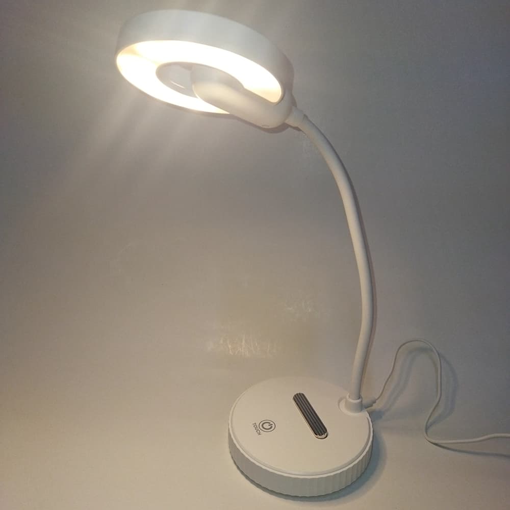 چراغ مطالعه شارژی LED متحرک دکمه لمسی 2 حالته — تصویر ۳