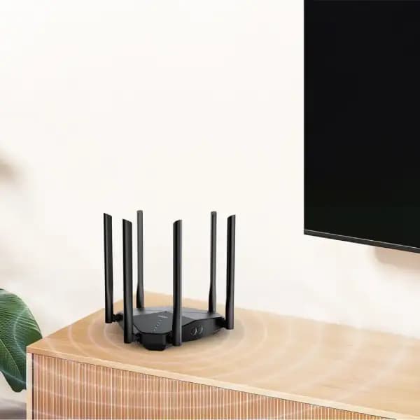 روتر وای فای 6 آنتن قابل حمل پرودو مدل Porodo Dual Band Portable Wi-Fi Router PDLFST207BK — تصویر ۴
