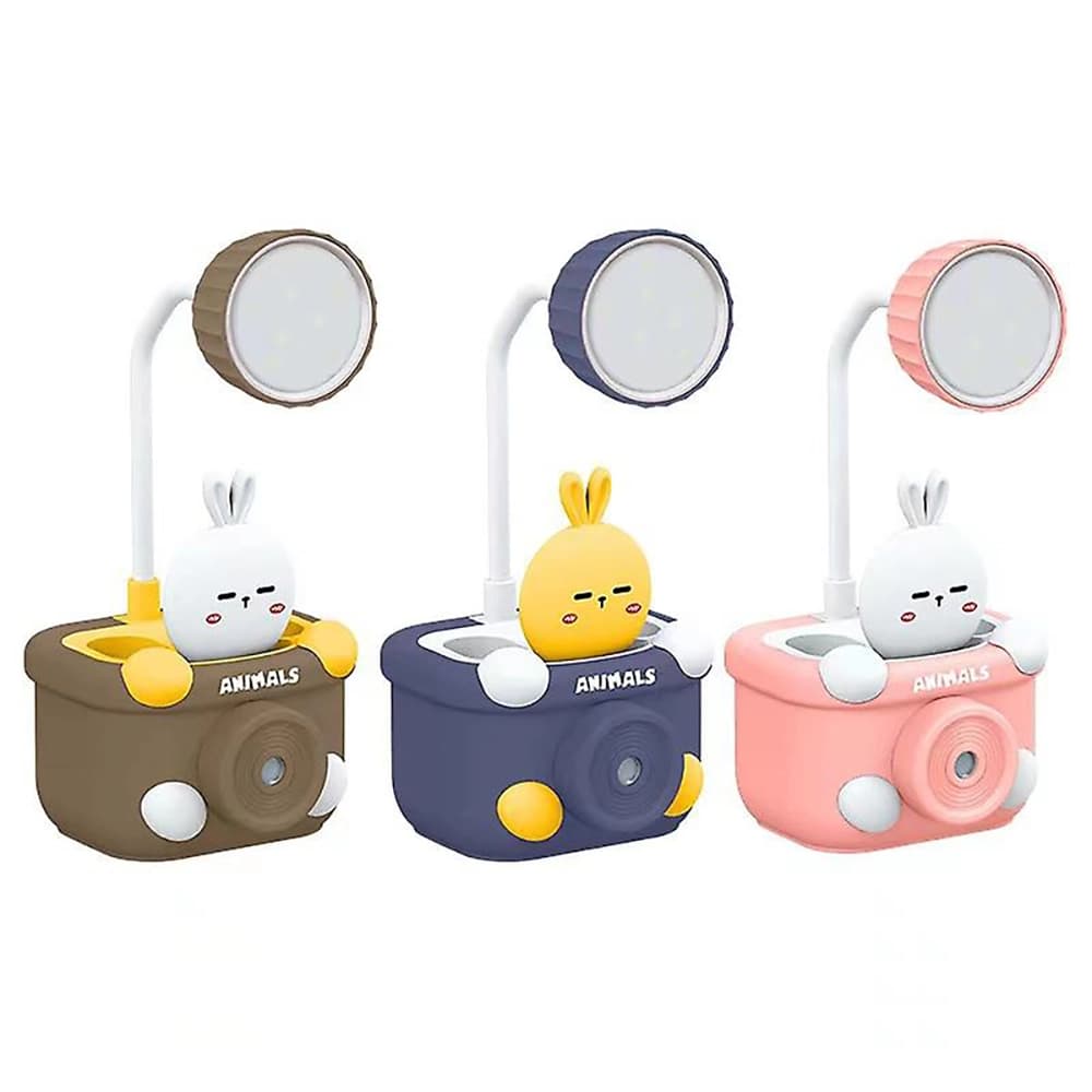 چراغ مطالعه فانتزی شارژی طرح خرگوش کد Animals Q103 — تصویر ۲