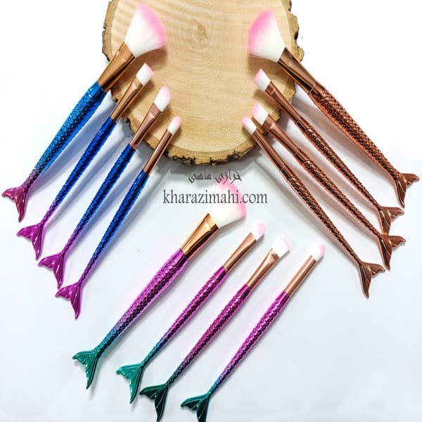 براش رژگونه و سایه طرح ماهی