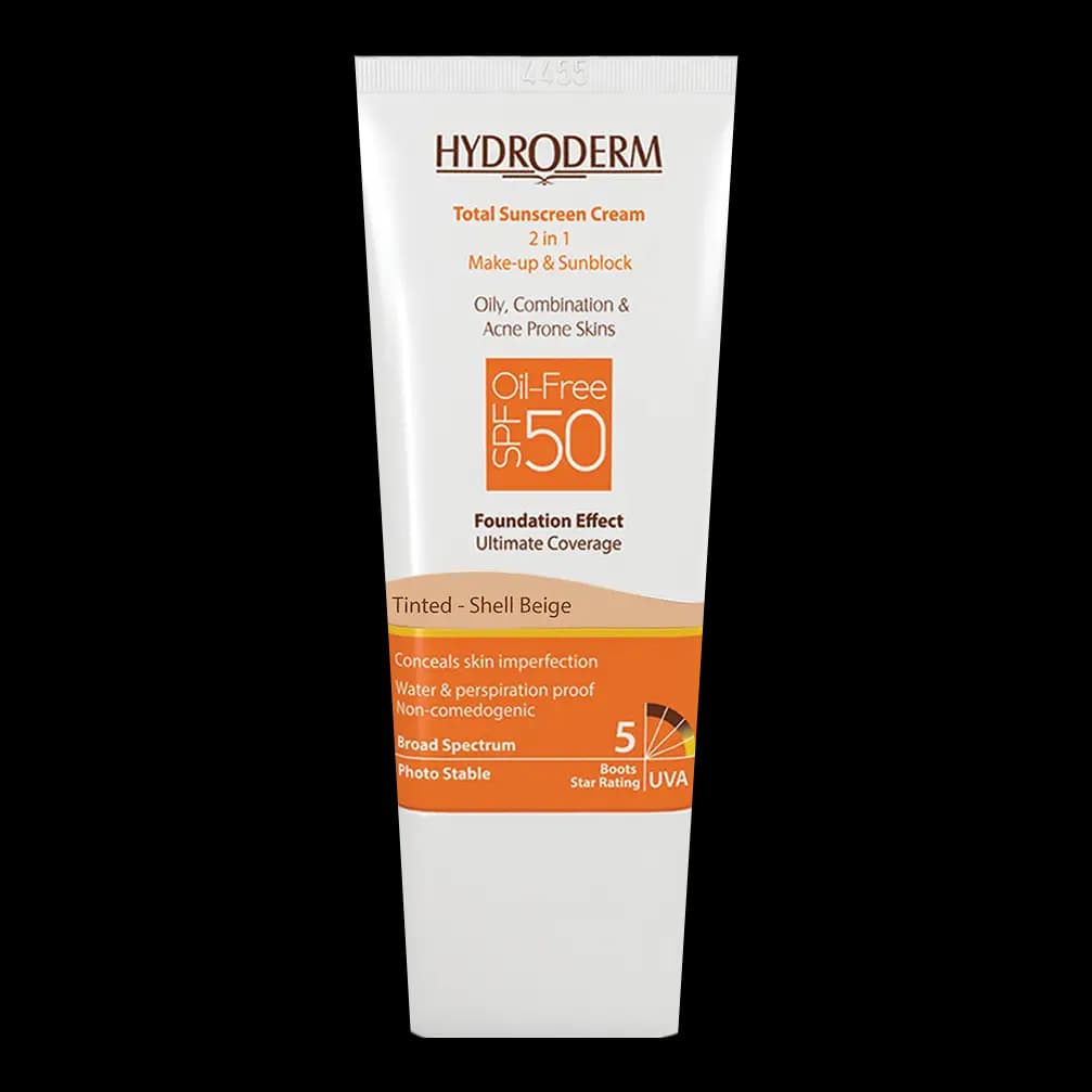 کرم ضد آفتاب کرم پودری پوست چرب هیدرودرم SPF50