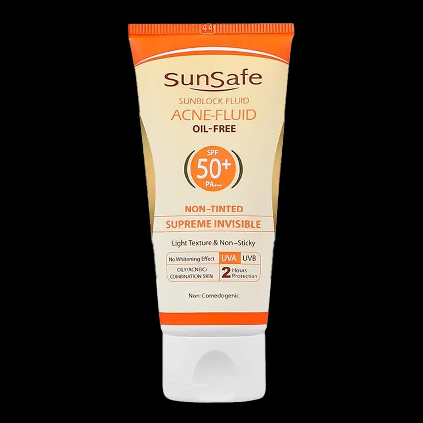 فلوئید ضد آفتاب پوست چرب سان سیف +SPF50