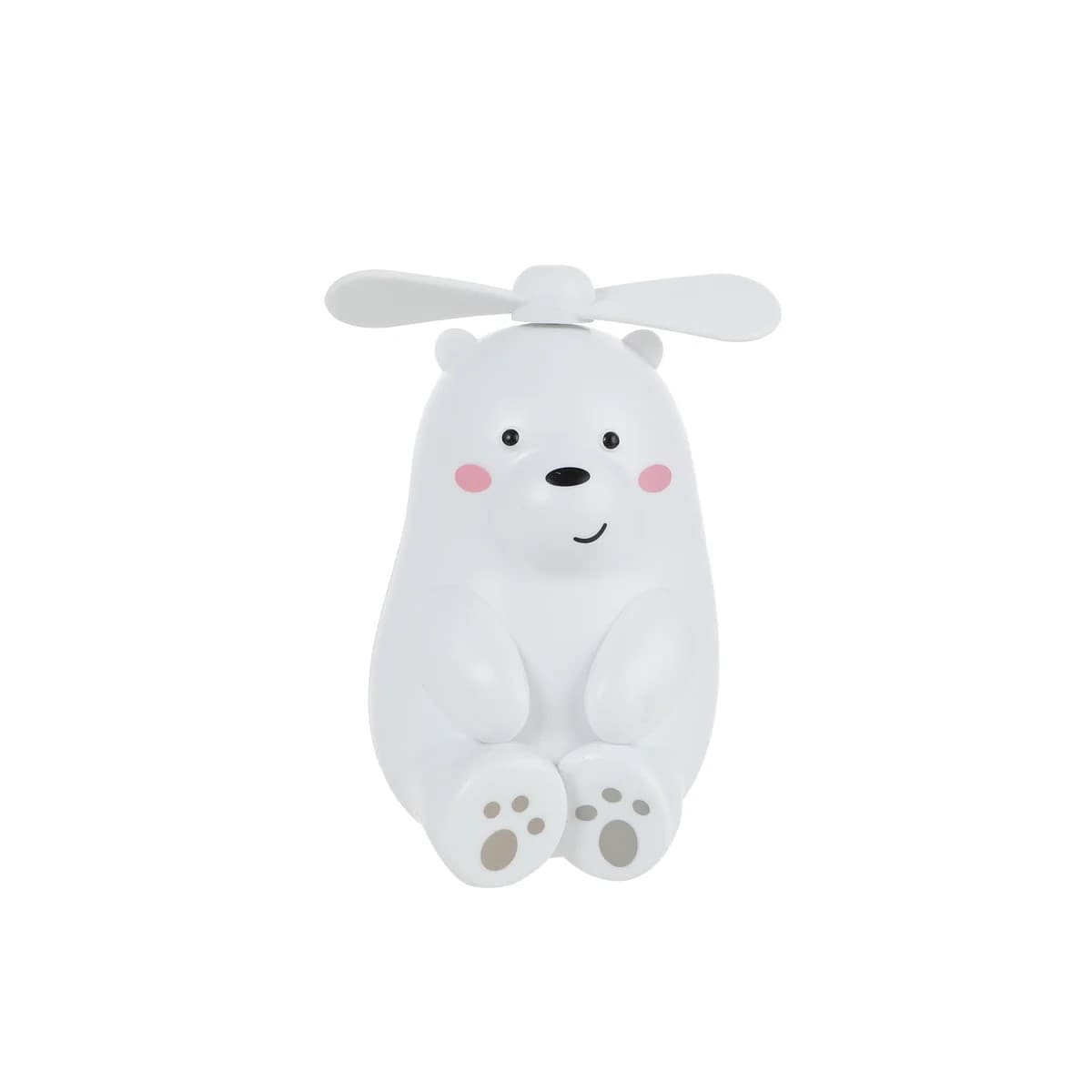 فن مینیسو، مدل Miniso We Bare Bears Collection 4.0 Fan (ice bare)، مدل قطبی، سفید — تصویر ۲