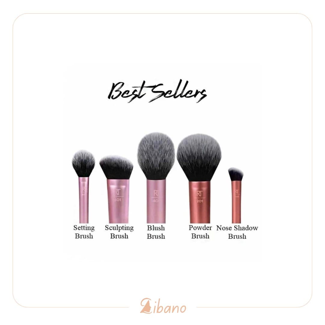 ست براش ریل تکنیک 5 عددی Face Essentials — تصویر ۲