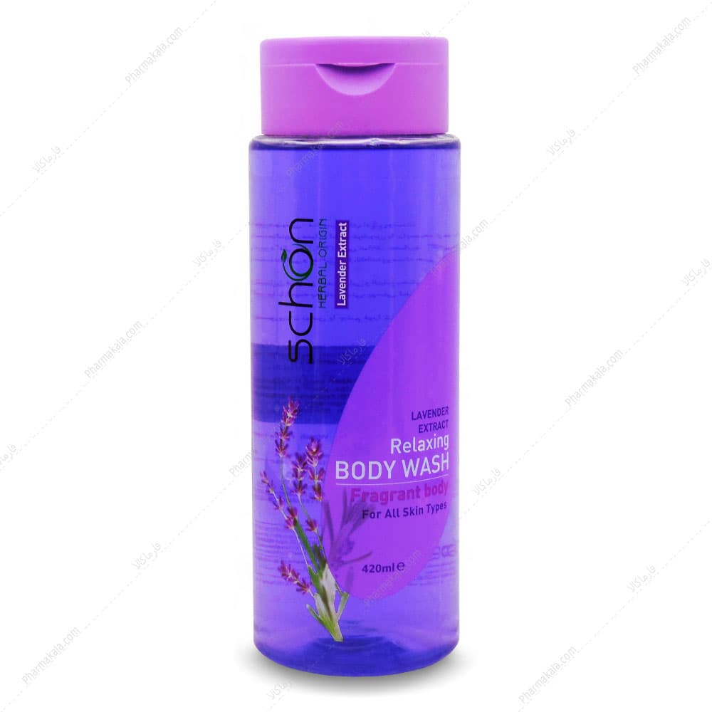 شامپو بدن عصاره اسطوخودوس انواع پوست شون 420ml