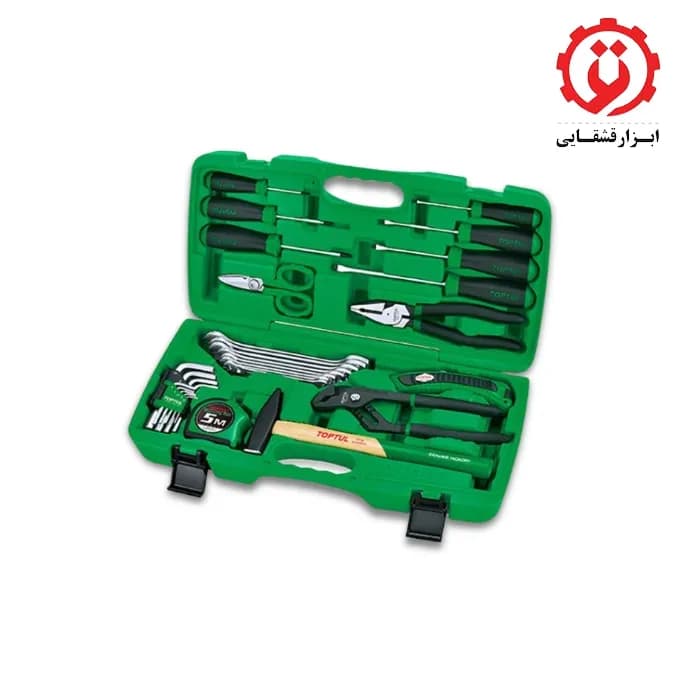 جعبه ابزار سبز 30 پارچه خانگی تاپ تول مدل GAAI3001 — تصویر ۲
