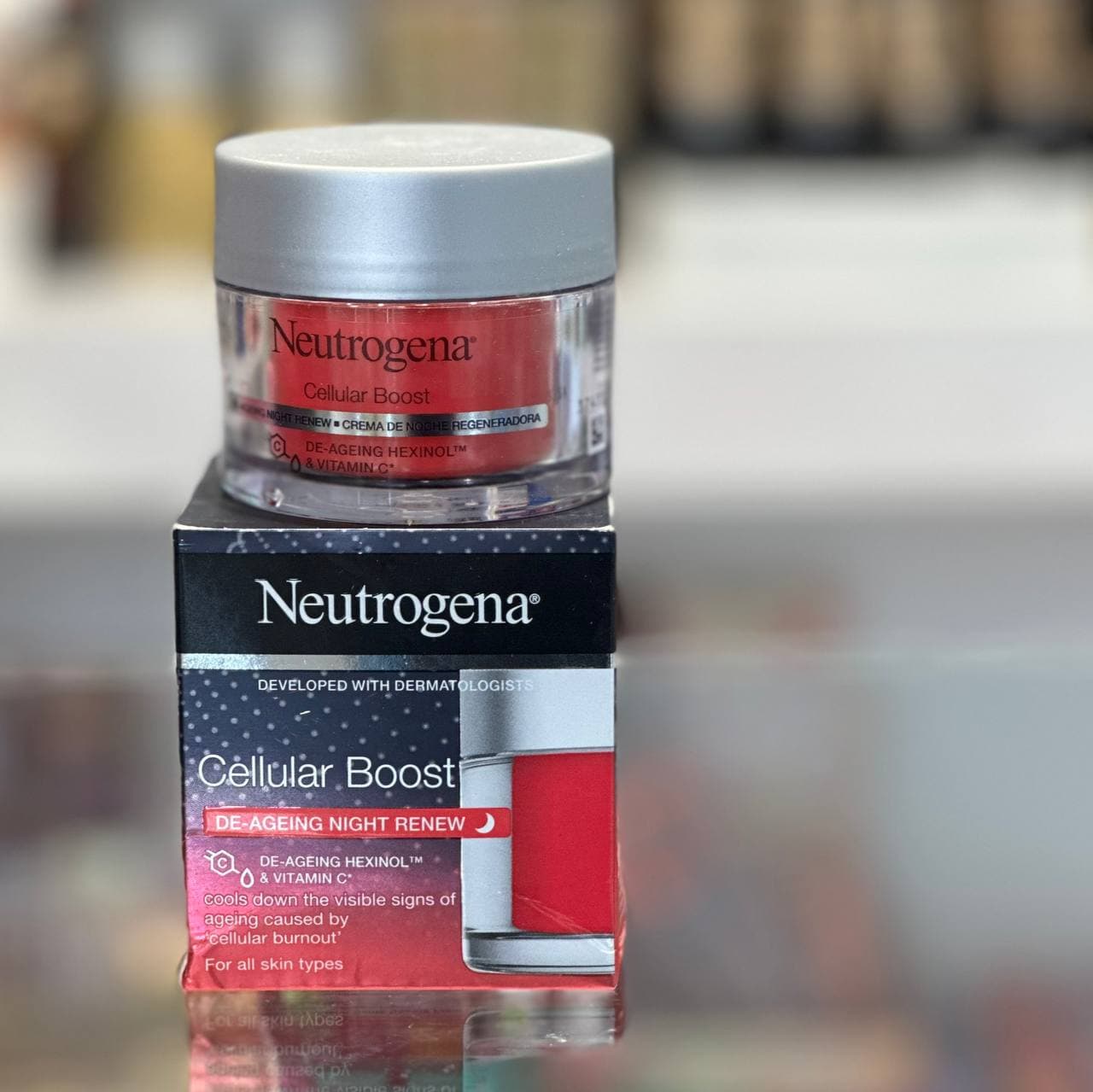کرم شب ضد چروک Cellular Boost نوتروژینا — تصویر ۲