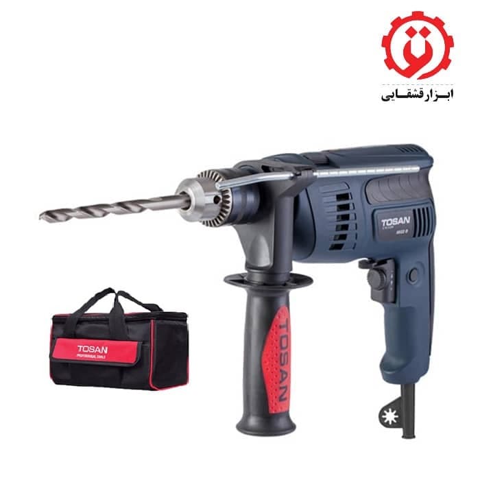 دریل چکشی ۱۳ میلی‌متری با کیف برزنتی مدل 0022DBX