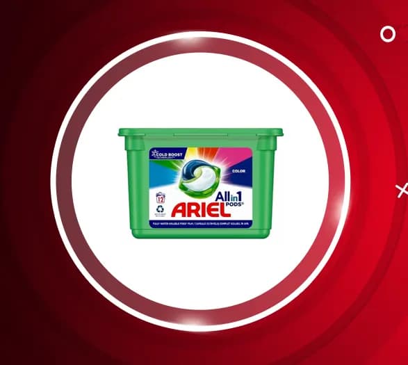 کپسول شستشو مخصوص لباس های رنگی آریل 12 عددی Ariel — تصویر ۲