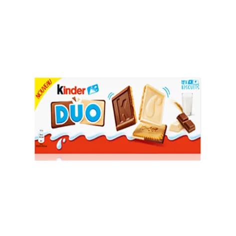 بیسکویت با روکش شکلات کاکائو و شیر کیندر 150 گرمی Kinder