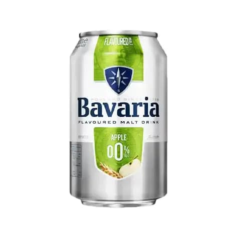آبجو بدون الکل سیب باواریا 330 میلی 24 عددی Bavaria