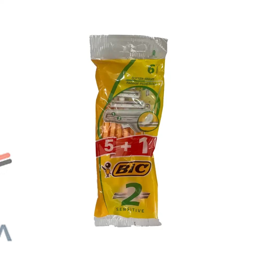 تیغ 2 تیغه حساس 1+5 بیک