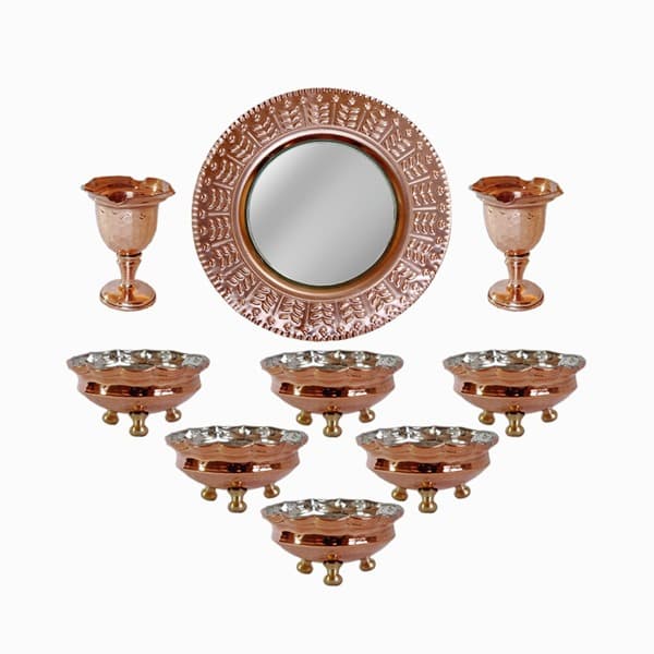 ظروف هفت سین مسی کد ZH223.15