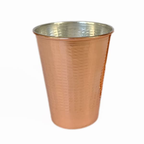 لیوان مسی شیپوری چکشی بدون دسته کد ZH343
