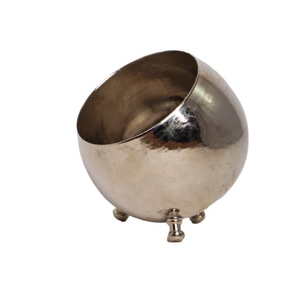 گوی هفت سین سه پایه دار نقره ای نانو شده کد ZH245.2