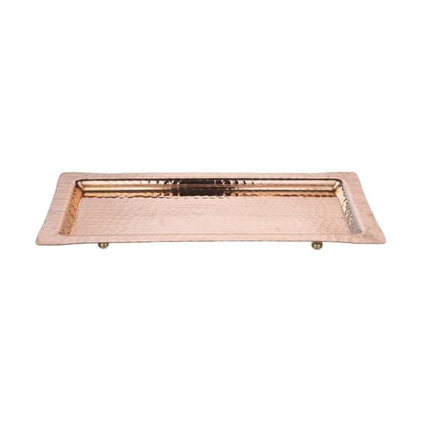 رولت خوری مسی مستطیلی پایه کوتاه با کد ZH329