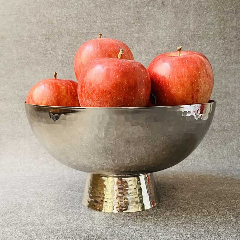 آجیل خوری مسی مدرن گرد کروم با کد ZH407.7 — تصویر ۳