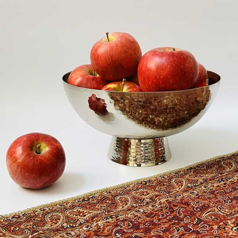 آجیل خوری مسی مدرن گرد کروم با کد ZH407.7 — تصویر ۴
