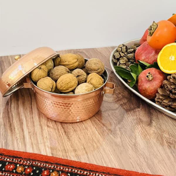قابلمه مسی نوزادی چکشی سایز بزرگ کد ZH70.5 — تصویر ۴