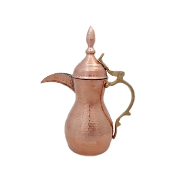 قهوه جوش دله عربی مسی طرح چکشی کد ZH212.2