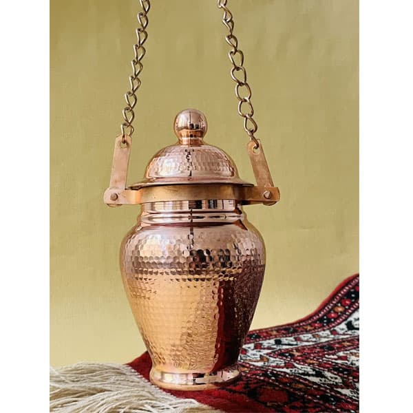 ظرف روغن دان مسی کوچک کد ZH317.1 — تصویر ۷
