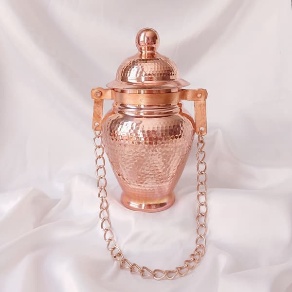 ظرف روغن دان مسی کوچک کد ZH317.1 — تصویر ۲