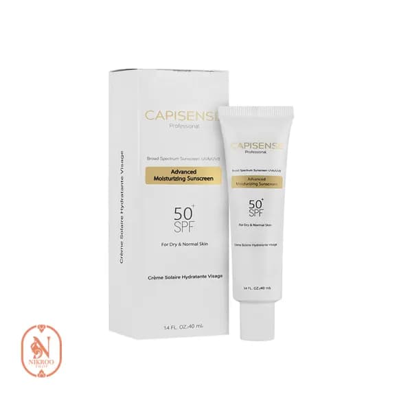 کرم ضدآفتاب و آبرسان صورت SPF50 پوست خشک کپیسنس