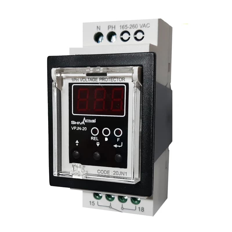 محافظ ولتاژ تکفاز شیوا امواج مدل VPJN-20 — تصویر ۲