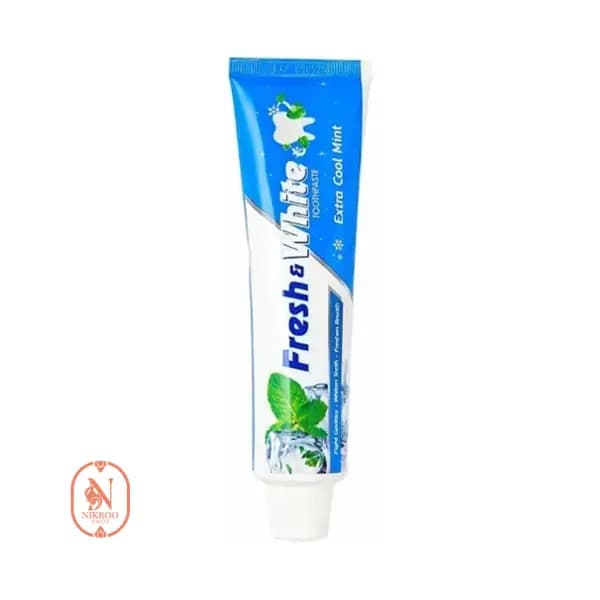 خمیر دندان فرش اند وایت آبی مدل اکسترا کول مینت خنک کننده 160گرمی