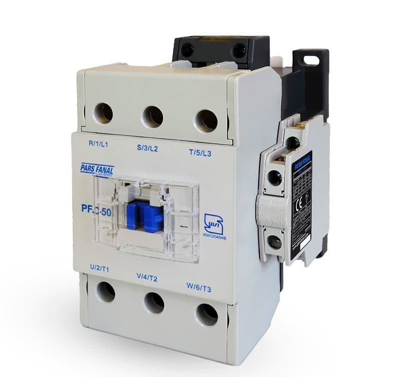 کنتاکتور 50 آمپر مدل پارس فانال PFC-50 بوبین 220