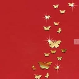 اینه دکوراتیو مدل پروانه بسته 30عددی — تصویر ۲