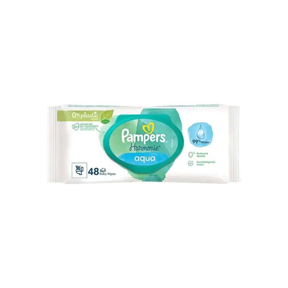 دستمال مرطوب کودک پمپرز Pampers مدل aqua pure