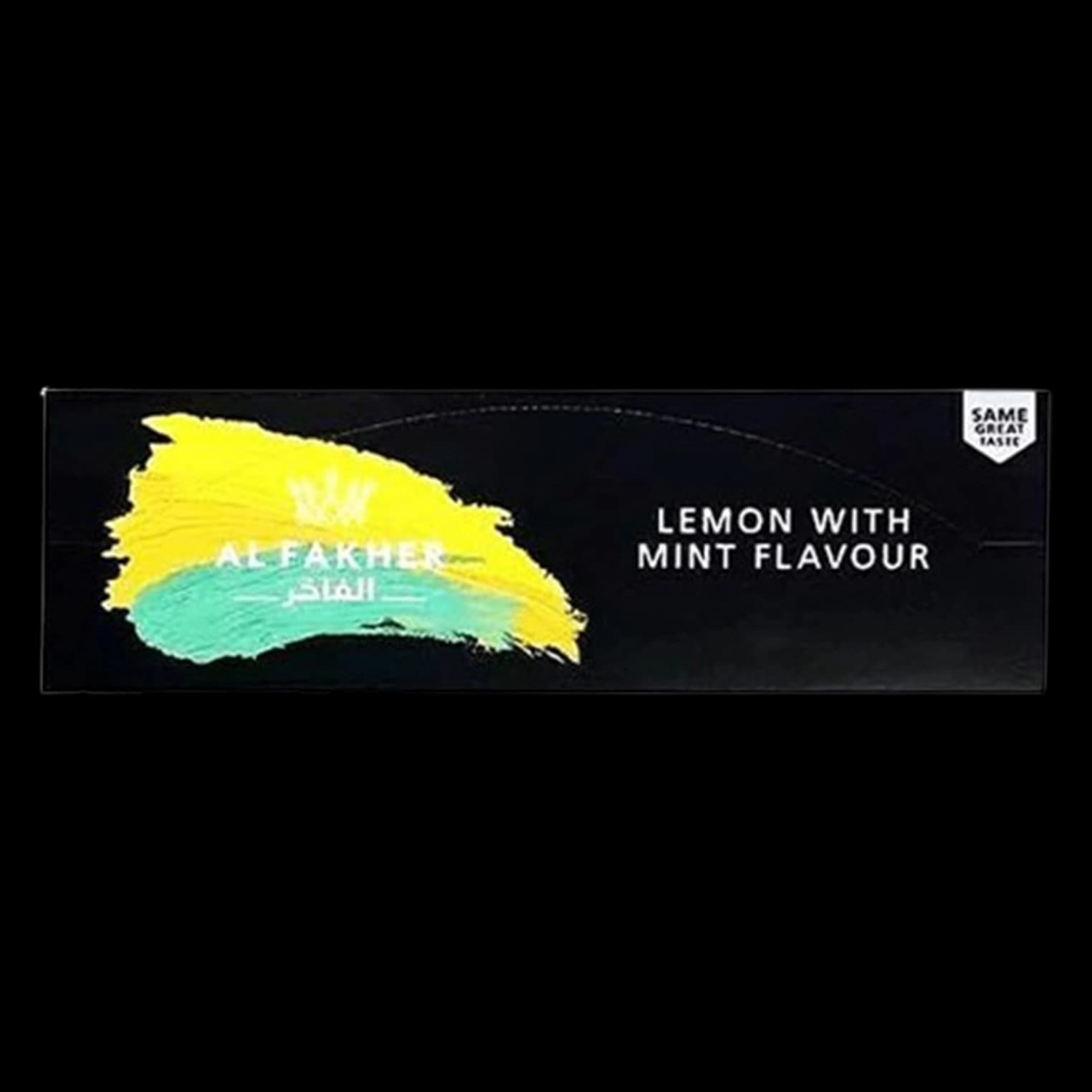 تنباکو قلیان الفاخر لیمو نعنا مشکی Alfakher lemon with mint hookah tobacco