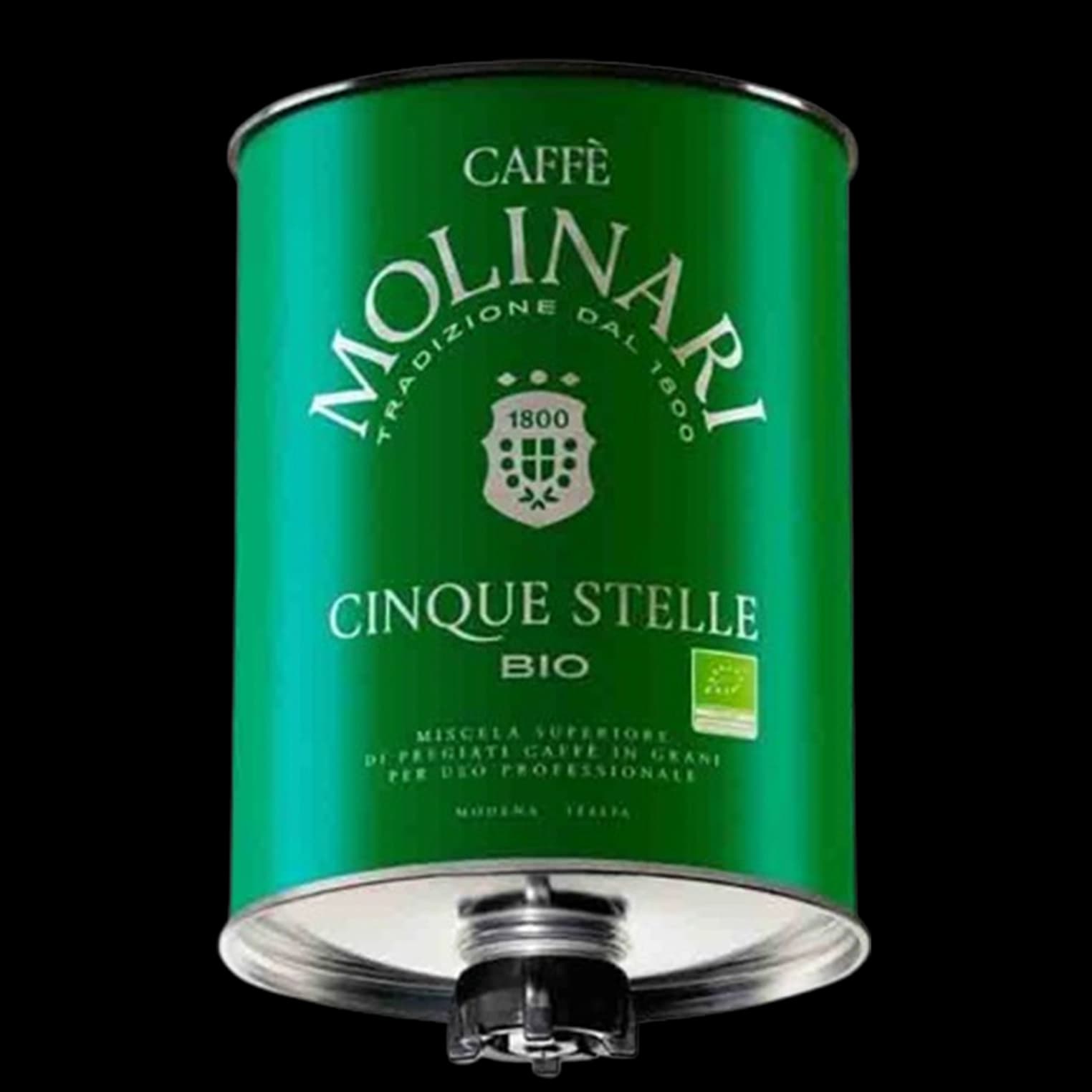 سیلندر قهوه مولیناری ارگانیک Molinari organic cylinder