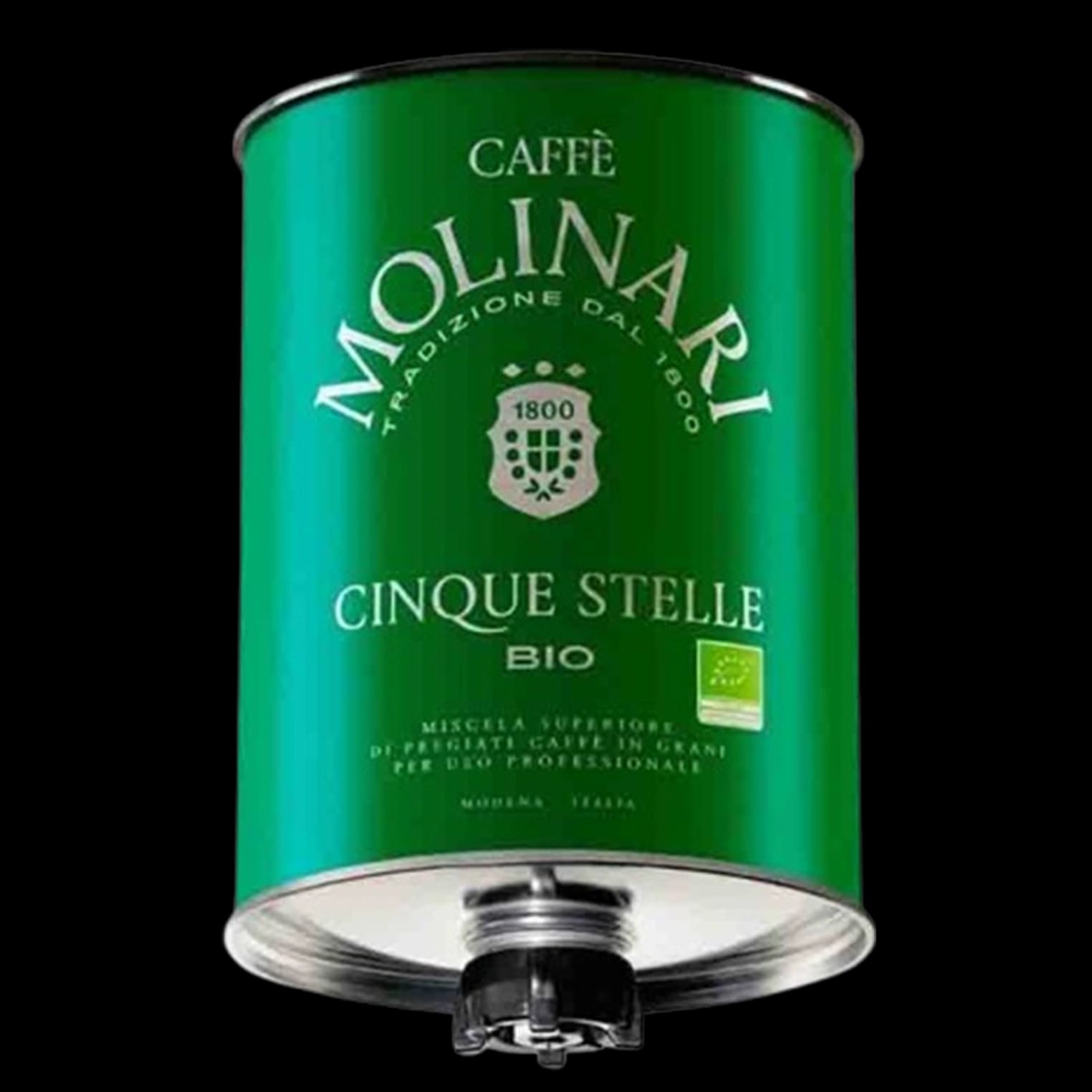سیلندر قهوه مولیناری ارگانیک 100 درصد عربیکا Molinari arabica %100 organic