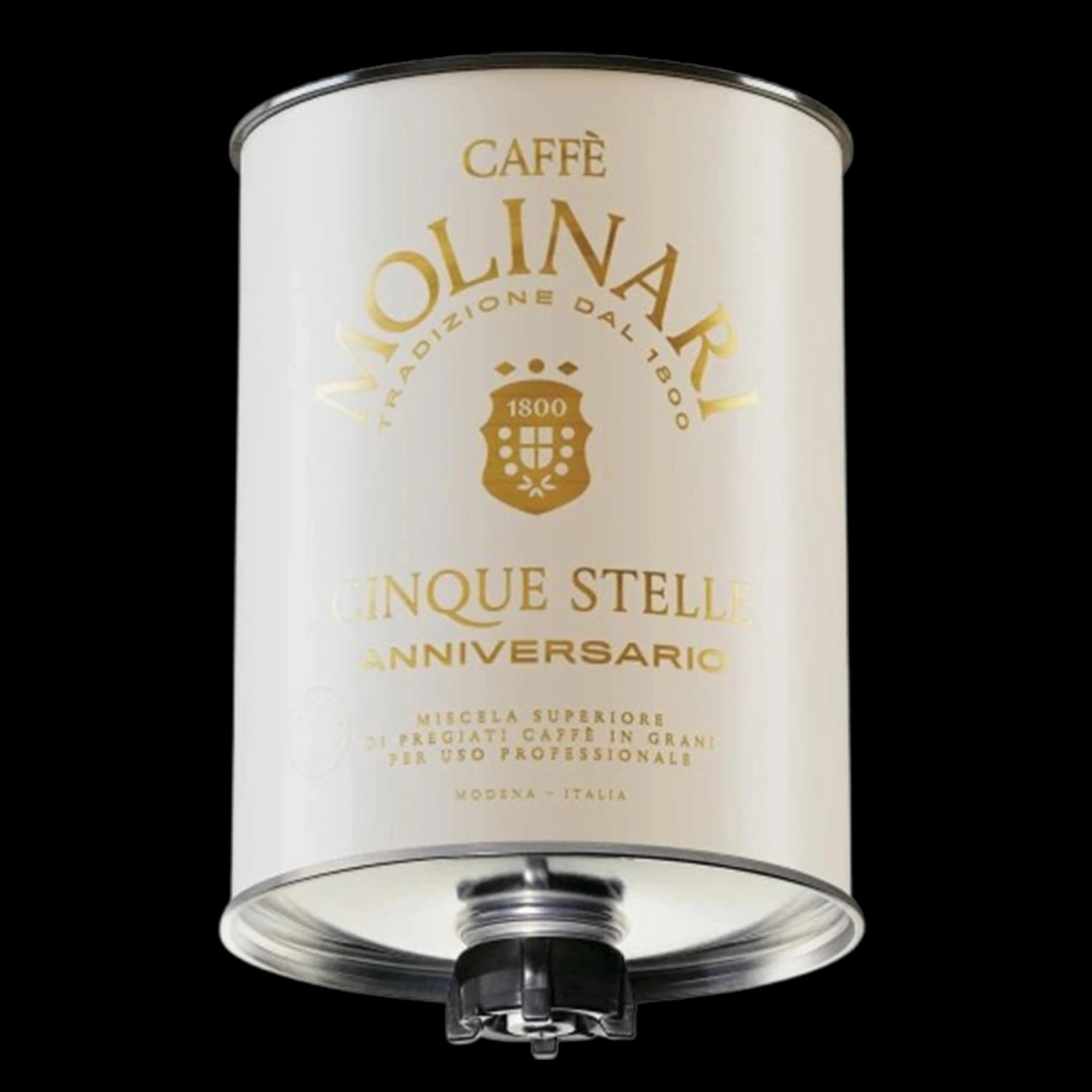 سیلندر قهوه مولیناری 5 ستاره انیورساریو Molinari five star Aniversario