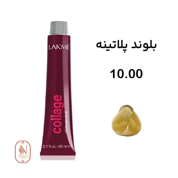 رنگ مو معمولی LAKME COLLAGE 10/00
