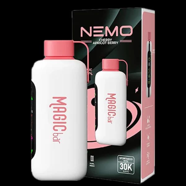 پاد یک بار مصرف نمو مجیک آلبالو بری 30000 پاف Nemo cherry apricot berry pod