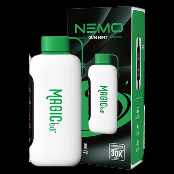 پاد یک بار مصرف نمو مجیک آدامس نعنا 30000 پاف Nemo gum mint pod — تصویر ۲