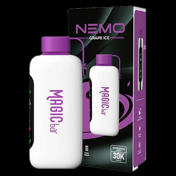 پاد یک بار مصرف نمو مجیک انگور یخ 30000 پاف Nemo grape ice pod