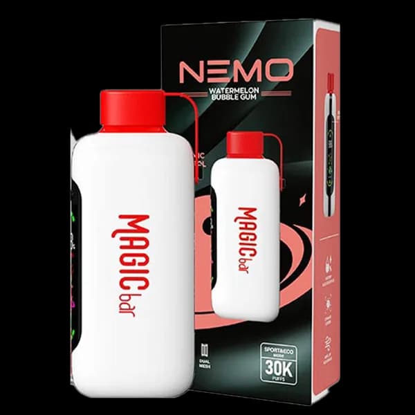 پاد یک بار مصرف نمو مجیک آدامس بادکنکی هندوانه 30000 پاف Nemo watermelon bubble gum pod