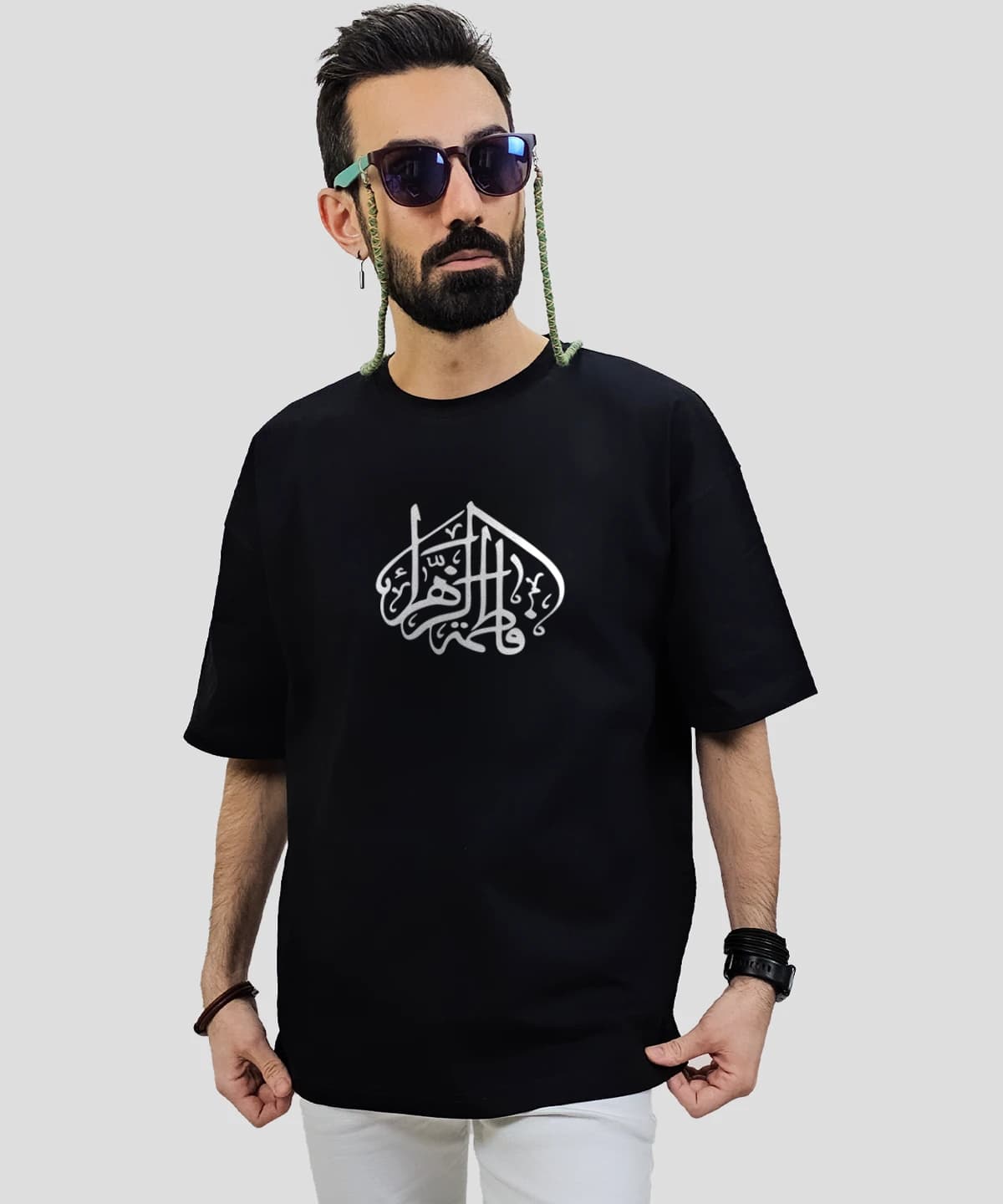 تیشرت لش مردانه و زنانه مذهبی طرح فاطمه الزهرا (س) کد 555