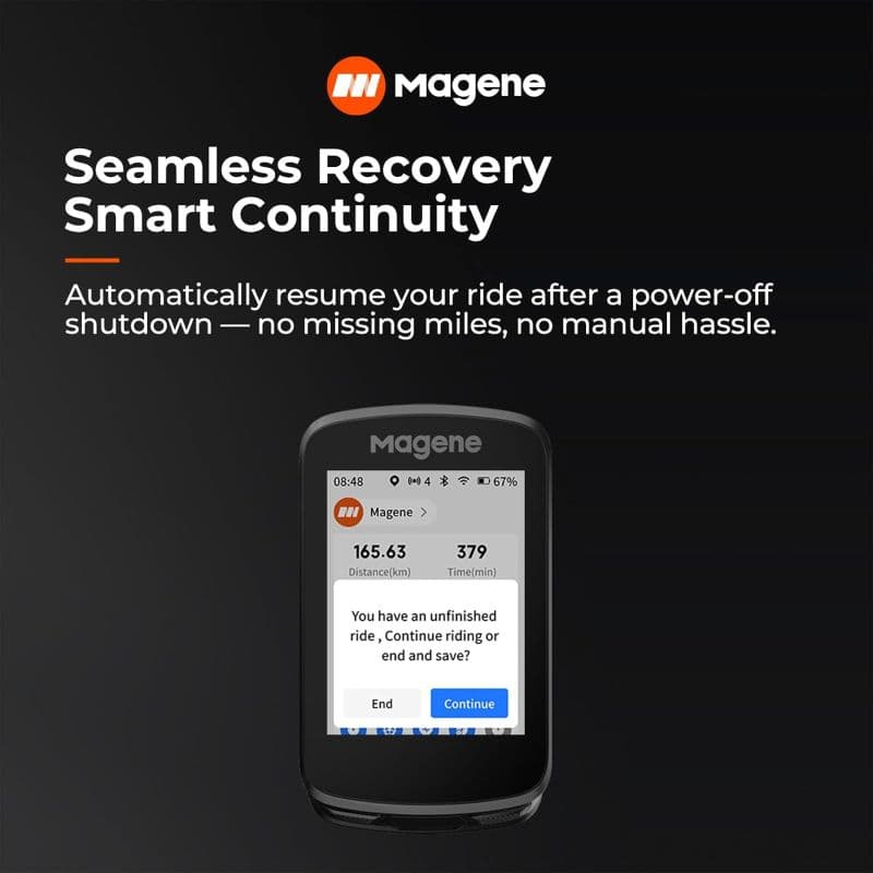 کامپیوتر دوچرخه هوشمند Magene C606 با ناوبری GPS و نقشه آفلاین و ضد آب — تصویر ۵